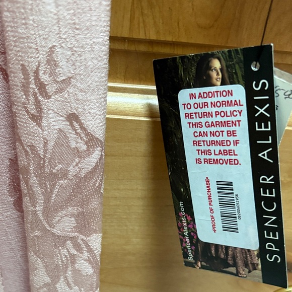 Elegant Pink Lace Maxi Dress - Picture 3 of 9